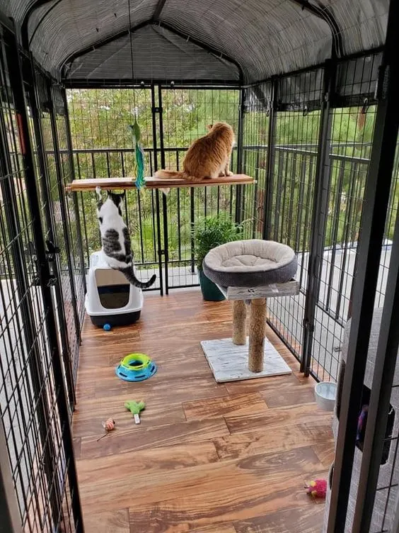 30 idées de Catio (Patios pour chat) totalement géniales à faire soi-même 16