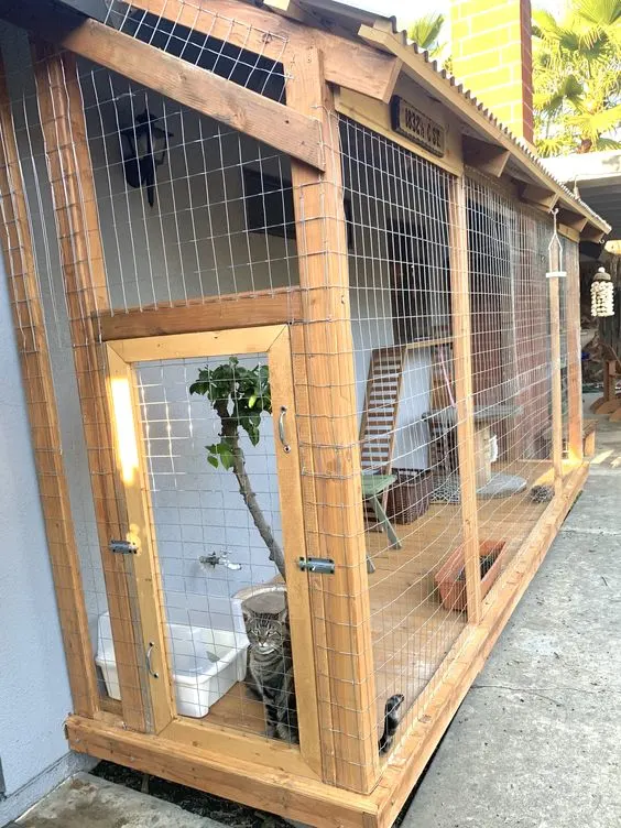 30 idées de Catio (Patios pour chat) totalement géniales à faire soi-même 21