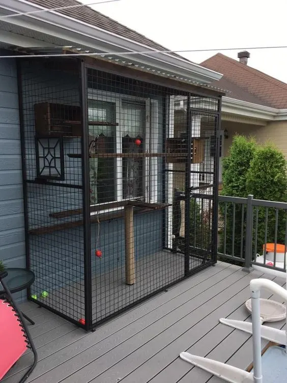 30 idées de Catio (Patios pour chat) totalement géniales à faire soi-même 22