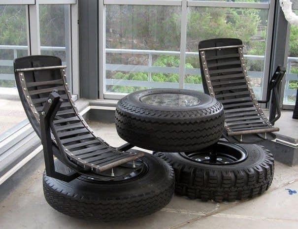 20 idées créatives pour recycler des pneus 18