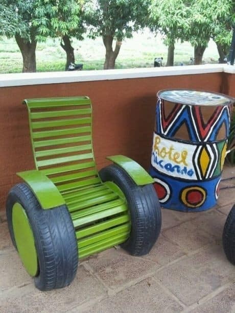 20 idées créatives pour recycler des pneus 24