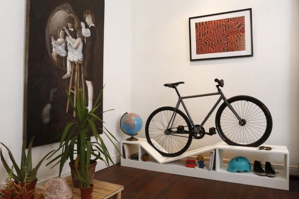 56 idées pour ranger son vélo dans son appartement 12