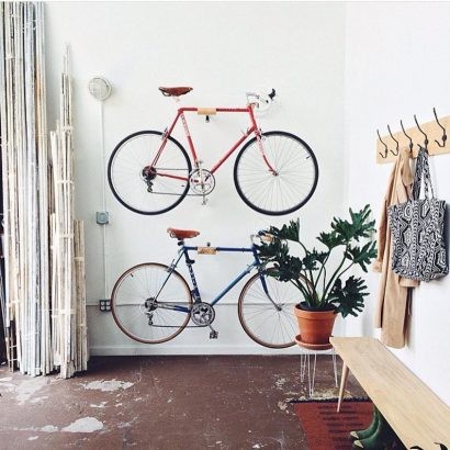 56 idées pour ranger son vélo dans son appartement 15