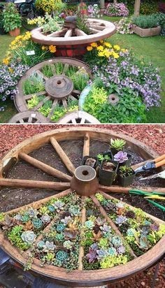 100 décors de jardin à faire soi-même avec de la récup' 21