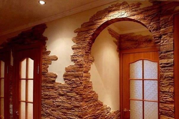 34 idées pour décorer les murs avec de la pierre et de la brique 19