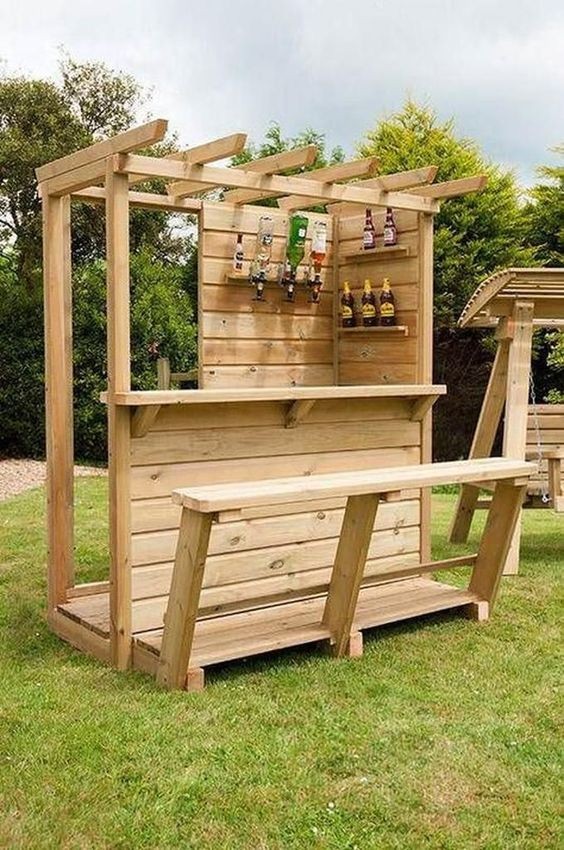 33 idées de bars de jardin pour rendre vos repas inoubliables 4