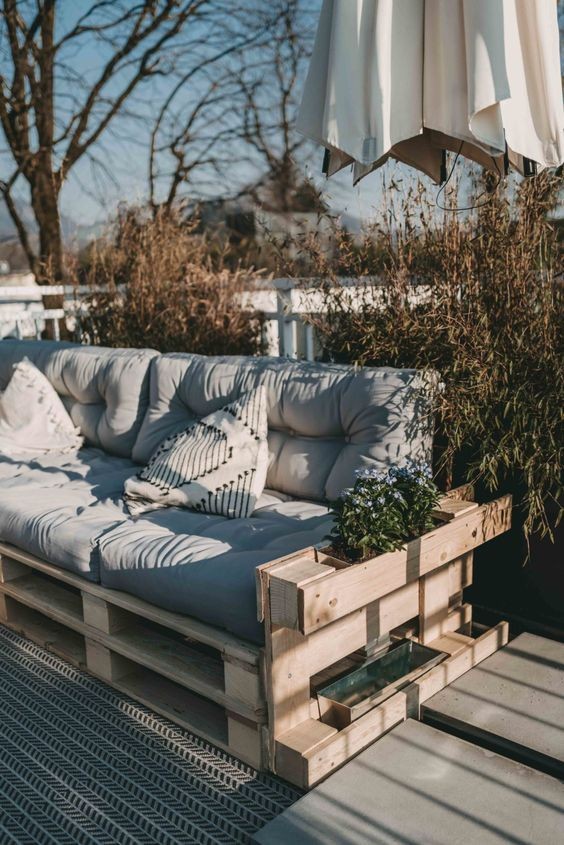 52 top idées pour meubler son jardin avec des palettes 46