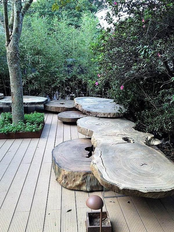 29 idées avec des bûches d'arbres à faire soi-même pour votre jardin 8 29 idées avec des bûches d'arbres à faire soi-même pour votre jardin 8