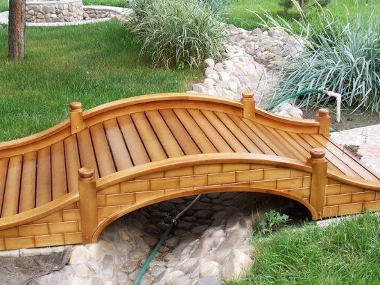 41 top idées de ponts de jardin en bois à faire soi-même 19
