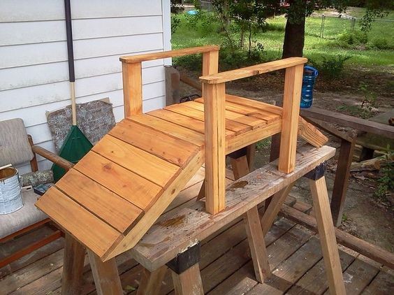 41 top idées de ponts de jardin en bois à faire soi-même 4
