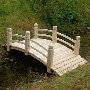 41 top idées de ponts de jardin en bois à faire soi-même 29