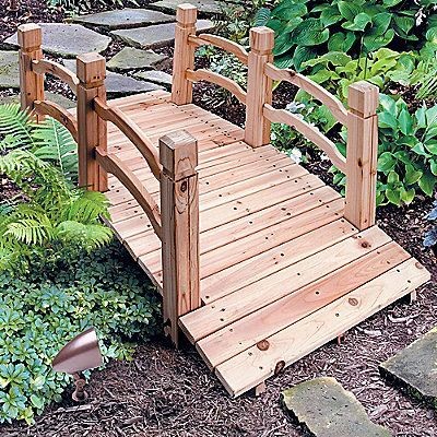 41 top idées de ponts de jardin en bois à faire soi-même 33