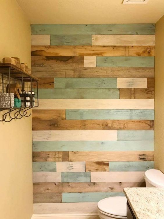 62 idées pour embellir un mur avec du bois ou des palettes 15