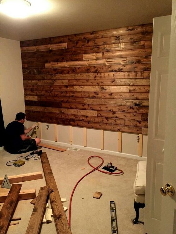 62 idées pour embellir un mur avec du bois ou des palettes 30