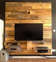 62 idées pour embellir un mur avec du bois ou des palettes 57