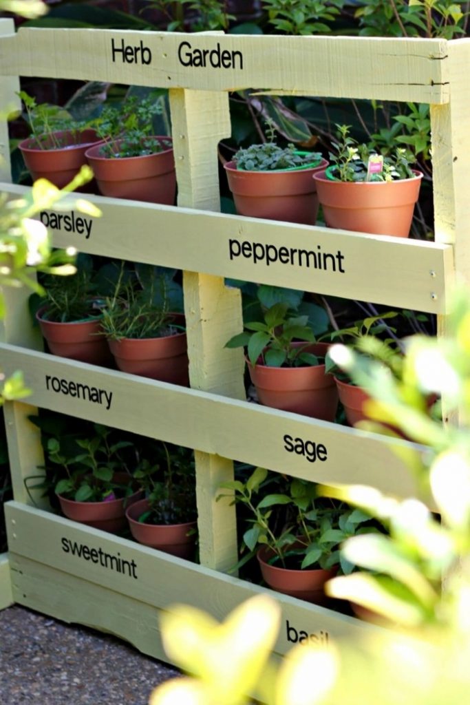 50 inimaginables idées de jardinières en palettes 7