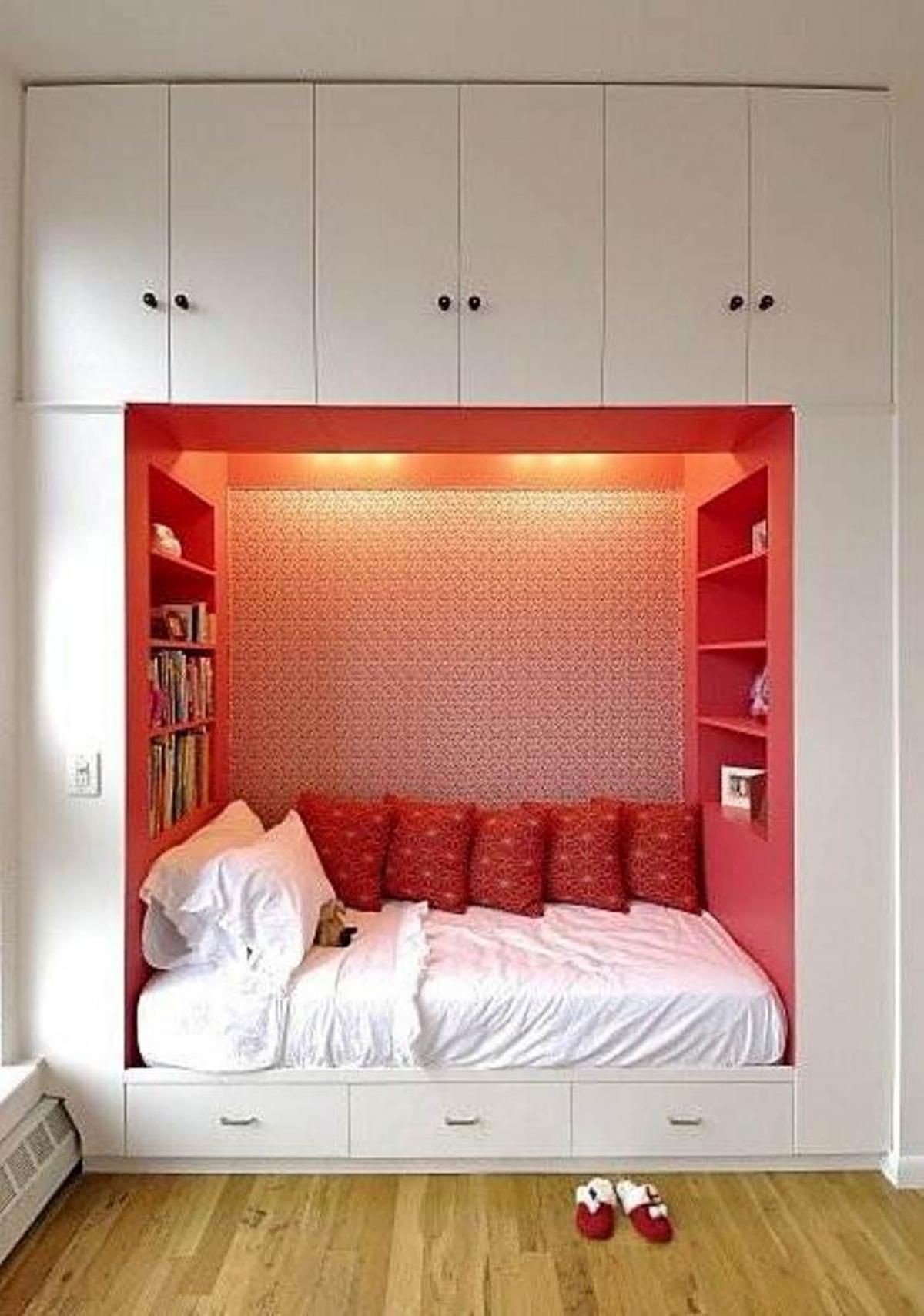 16 idées de décorations utiles pour les petites chambres 16