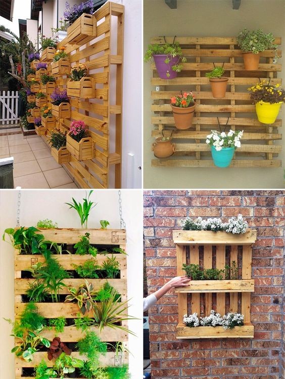 60 idées pour faire une jardinière avec une palette 56