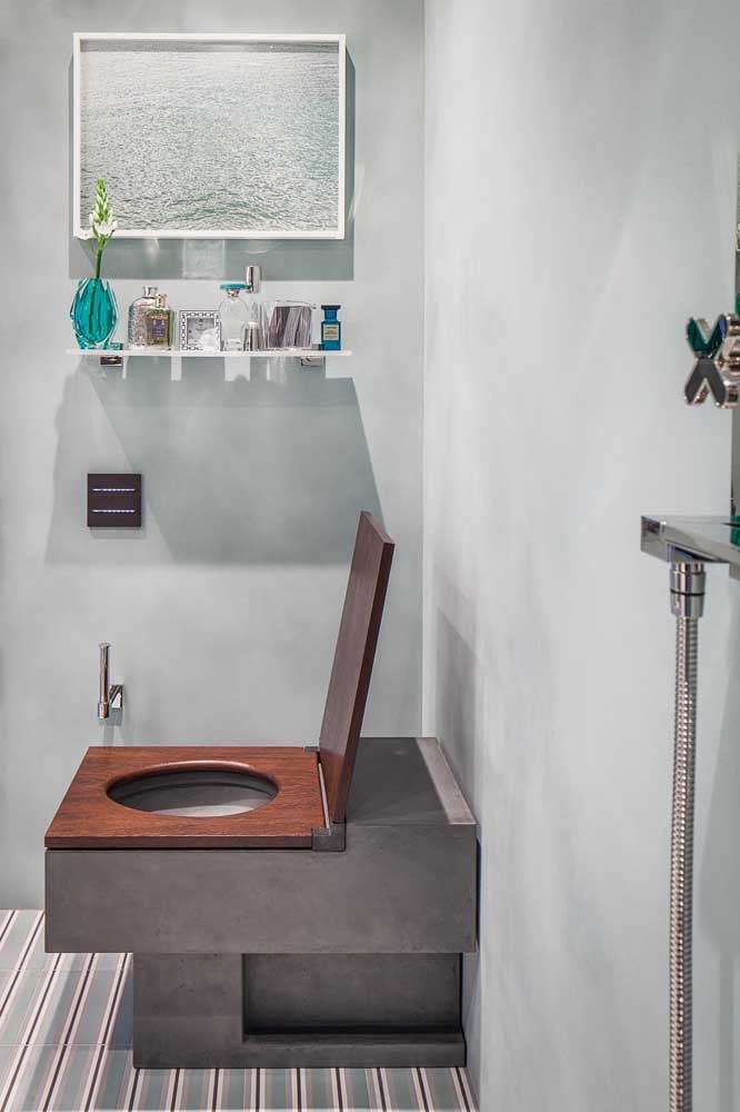 Les 60 plus belles décorations de petites salles de bain et toilettes 11