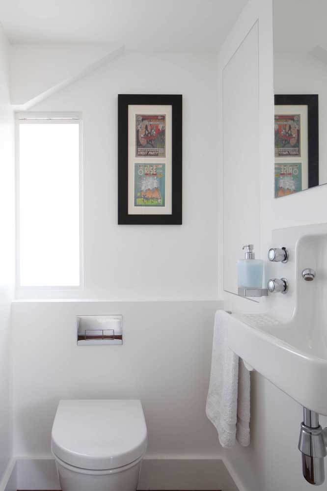 Les 60 plus belles décorations de petites salles de bain et toilettes 12