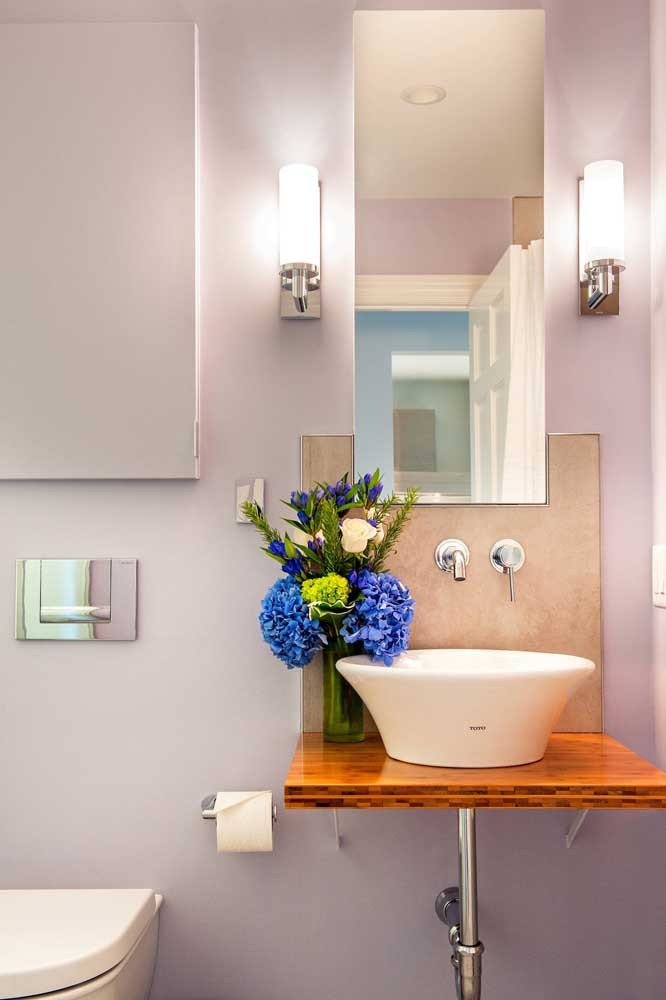 Les 60 plus belles décorations de petites salles de bain et toilettes 27