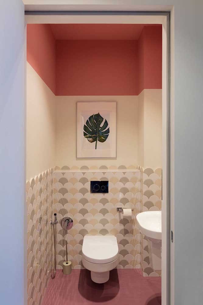 Les 60 plus belles décorations de petites salles de bain et toilettes 48