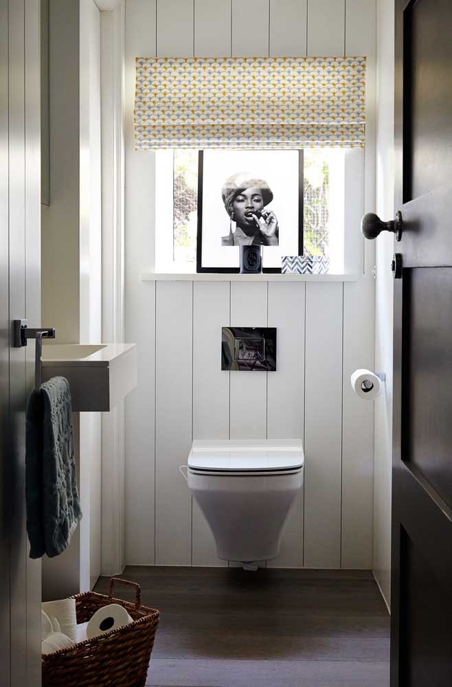 Les 60 plus belles décorations de petites salles de bain et toilettes 10