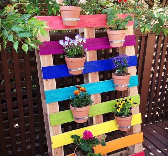 60 idées pour faire une jardinière avec une palette 32