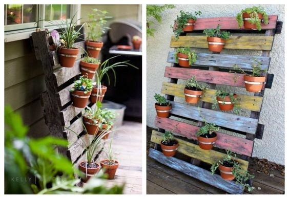 60 idées pour faire une jardinière avec une palette 47