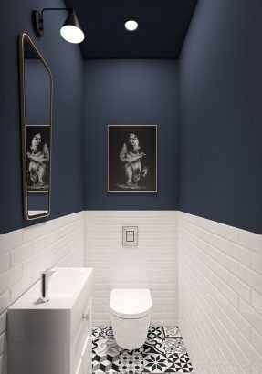 Les 30 plus belles décorations de toilettes & WC chics 8