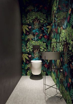 Les 30 plus belles décorations de toilettes & WC chics 7