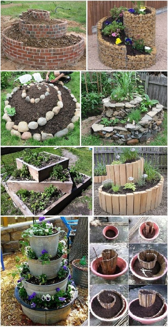 10 décorations en spirale de pierre pour votre jardin 3