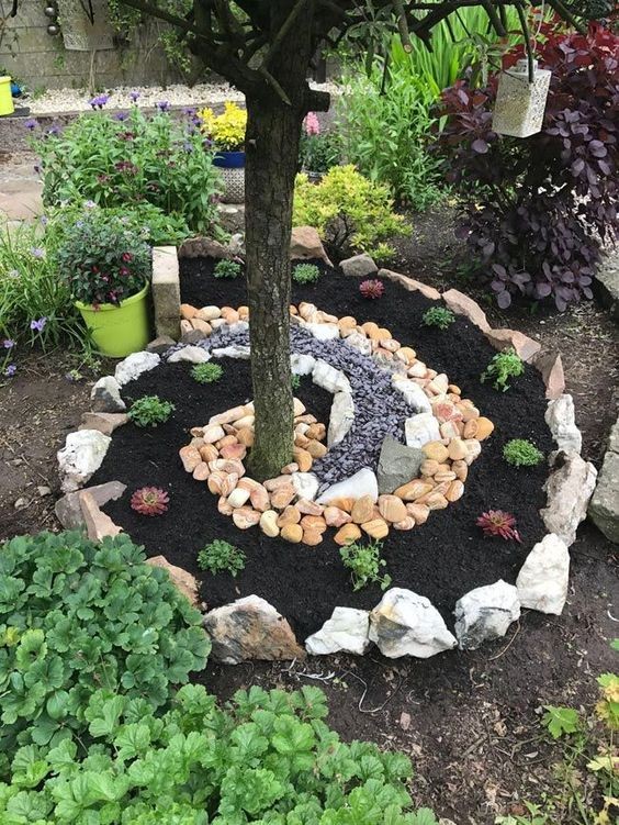 10 décorations en spirale de pierre pour votre jardin 6