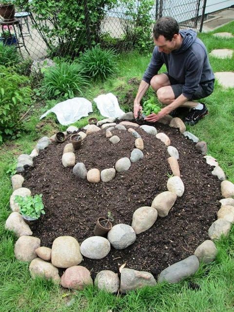 10 décorations en spirale de pierre pour votre jardin 1