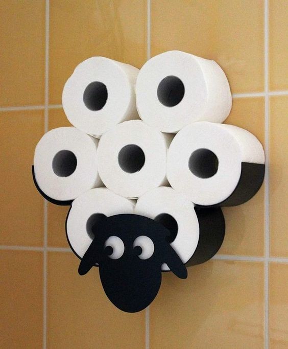 20 idées de rangement de papier toilette qui ne vous ont jamais traversé l'esprit 19