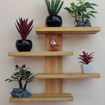 24 idées d'étagères pour plantes à faire soi-même avec du bois 24