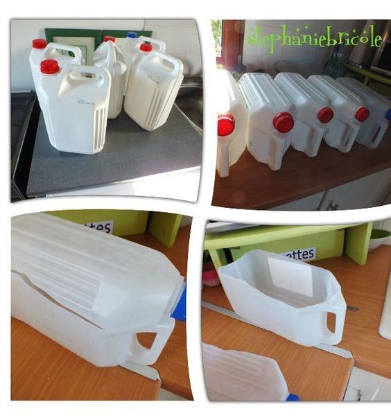 35 idées pour recycler des bouteilles de détergent et de lessive vides 12