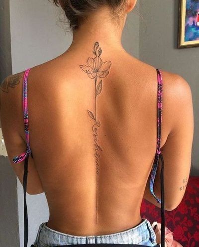 Les 100 plus belles idées de tatouages minimalistes pour femmes 48