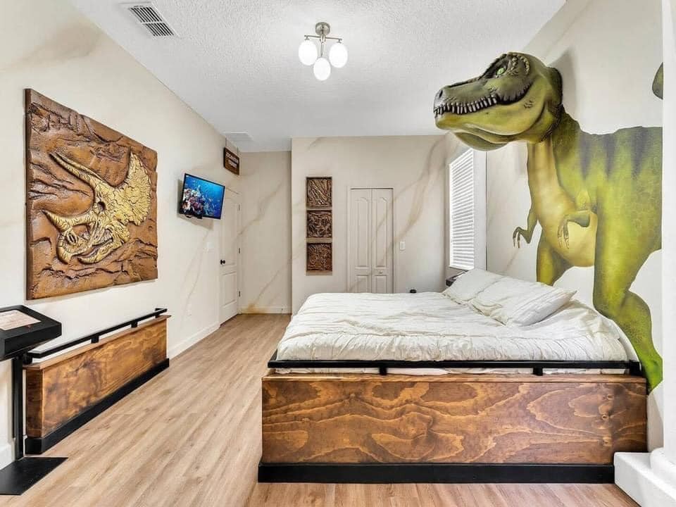 10 idées de chambres d'enfants sur le thème des dinosaures 5