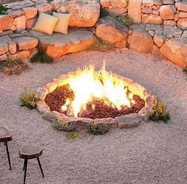 10 idées de feux pour le jardin à faire soi-même 9