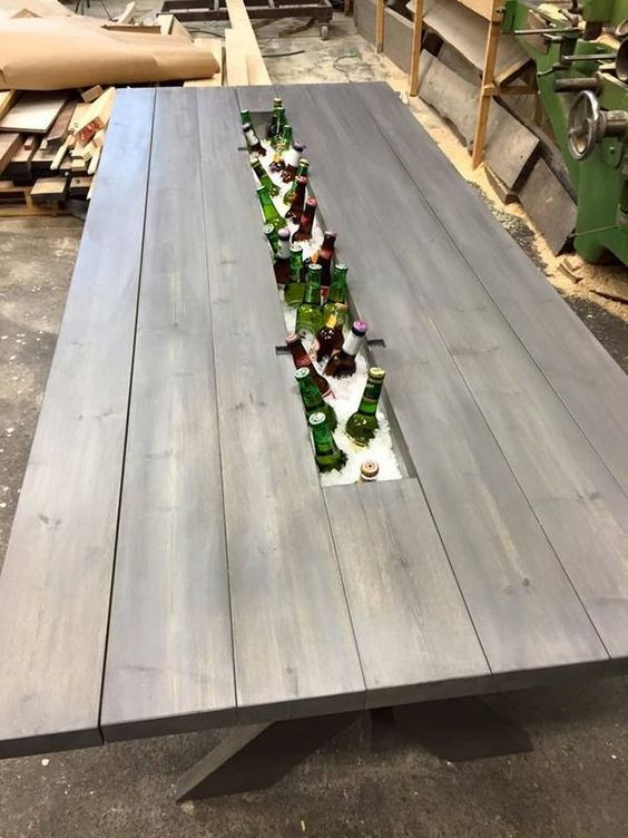 13 idées de tables de jardin en palettes 5