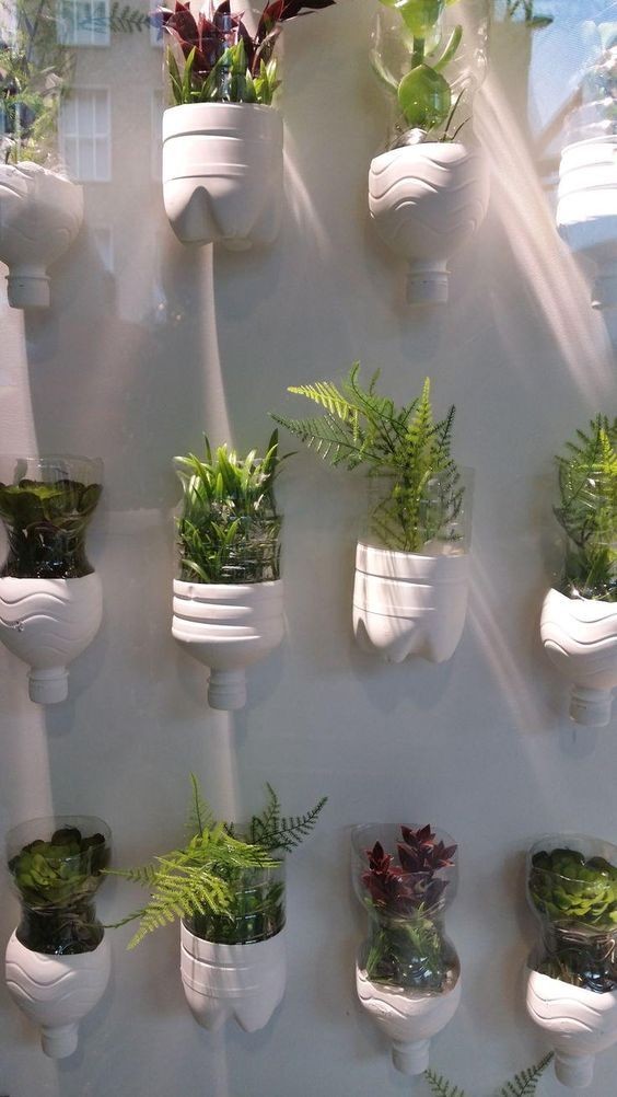 15 idées pour jardiner dans des bouteilles en plastique 9