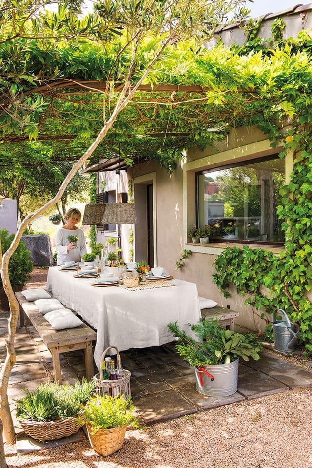 17 belles idées de tables à manger de jardin 8