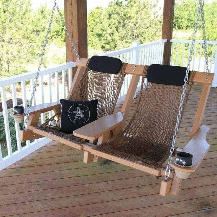17 idées de fauteuils suspendus en bois à fabriquer soi-même 13