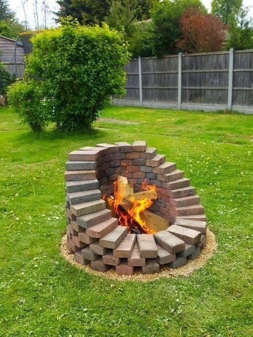 17 superbes idées de feux de jardin en pierre 3