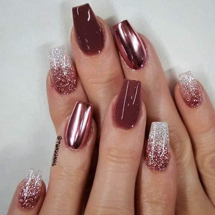 17 top idées d'ongles avec effet miroir 3 17 top idées d'ongles avec effet miroir 3