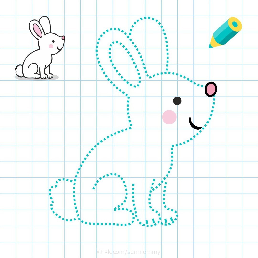 18 dessins mignons d'animaux pour enfants à colorier 5