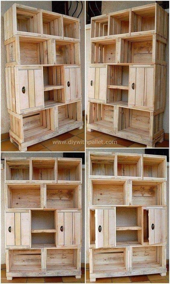 19 dressings à faire à partir de palettes en bois 9 19 dressings à faire à partir de palettes en bois 9