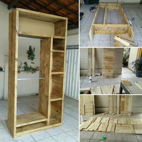 19 idées d'armoires en bois à fabriquer soi-même 13