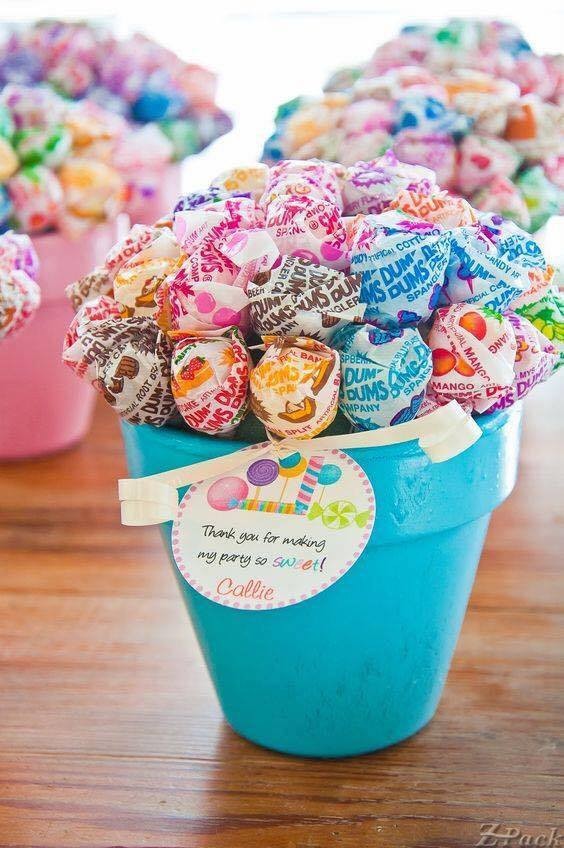 20 Centres de table à faire avec des bonbons 15